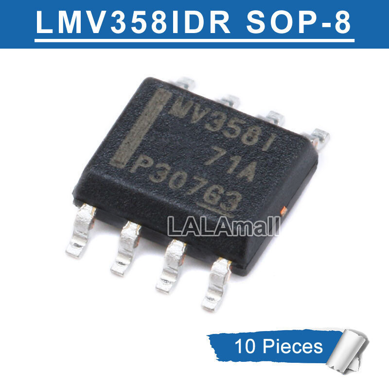 10pcs MV358I SOP-8 LMV358IDR SOP8 LMV358 SOP LM358IDR LMV358I MV3581 SMD Operational Amplifier IC ให