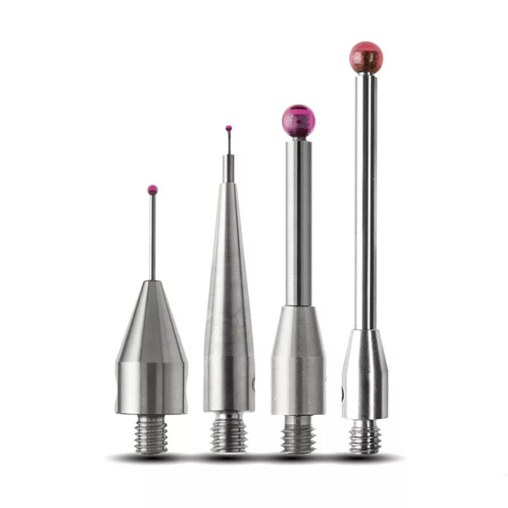 [ES] CMM Touch Probe สําหรับ M3 Thread Shank Ball Tip ก้านคาร์ไบด์ CMM Stylus