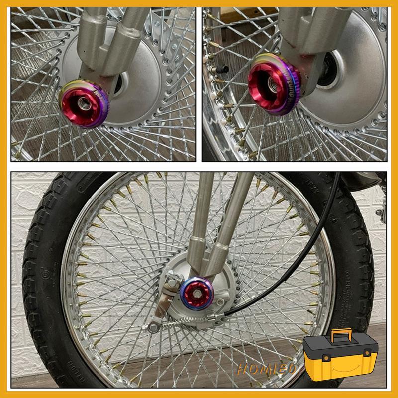 HOMIE0 Precision Crafted Shock Absorbing Cups ถ้วยอลูมิเนียมคู่สําหรับความเสถียรของรถจักรยานยนต์