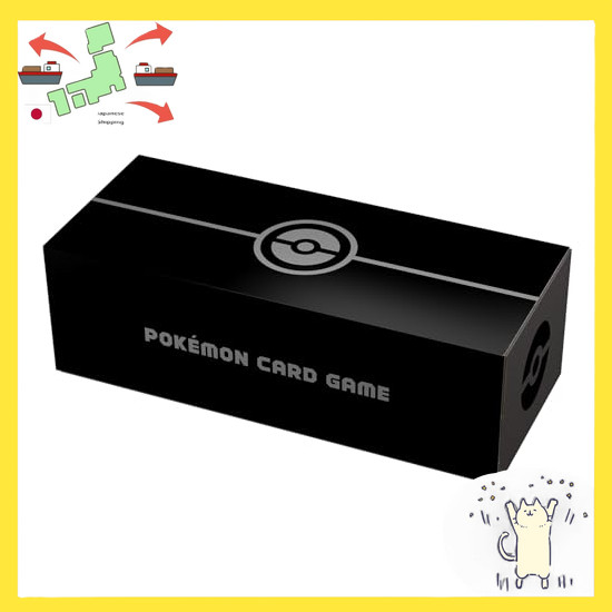 [Japanese Version] Pokémon Center Original Pokémon Card Game Long Card Box Black