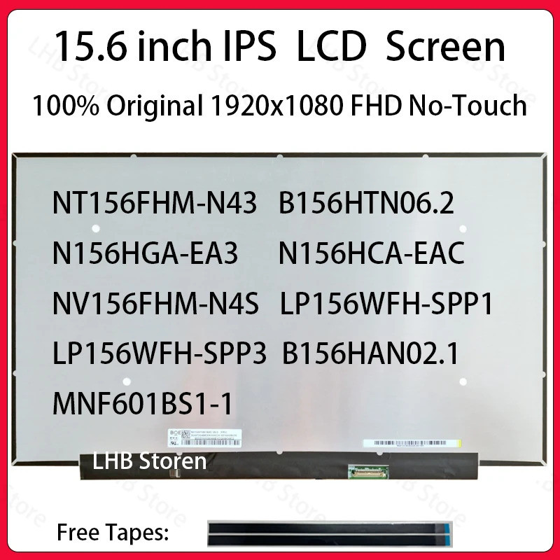 15.6 นิ้วหน้าจอ LCD สําหรับ Lenovo V15 G2-ITL ALC IJL V15 G3 ABA IAP V15 G4 ABP AMN IAH IAN IRU V15 