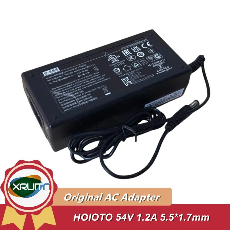 ของแท้ Honoto ADS-65DIB-48-1 54065E 54.0V 1.2A 64.8W 65W อะแดปเตอร์ AC สําหรับ Hikvision POE 54V Pow