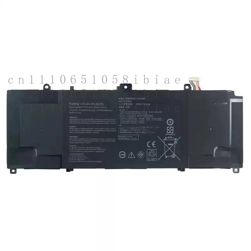 ใหม่ 15.4V 66Wh แบตเตอรี่แล็ปท็อป C41N1903 สําหรับ ASUS ExpertBook B9 B3302 B5302 B5302FE B9400CEA B