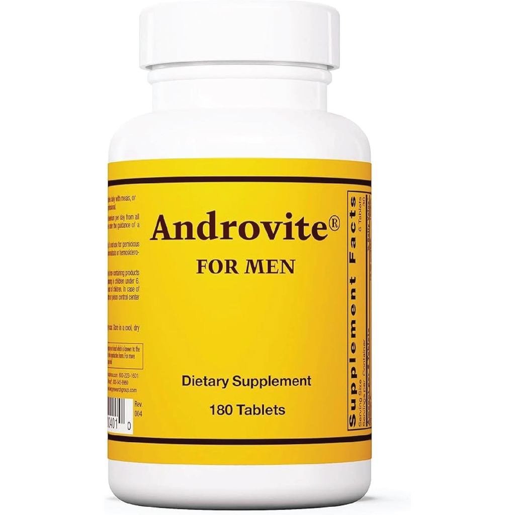 Optimox Androvite for Men - for Men 500mg, Multimineral and Multivitamin with Vitamin C, Vitamin D3,