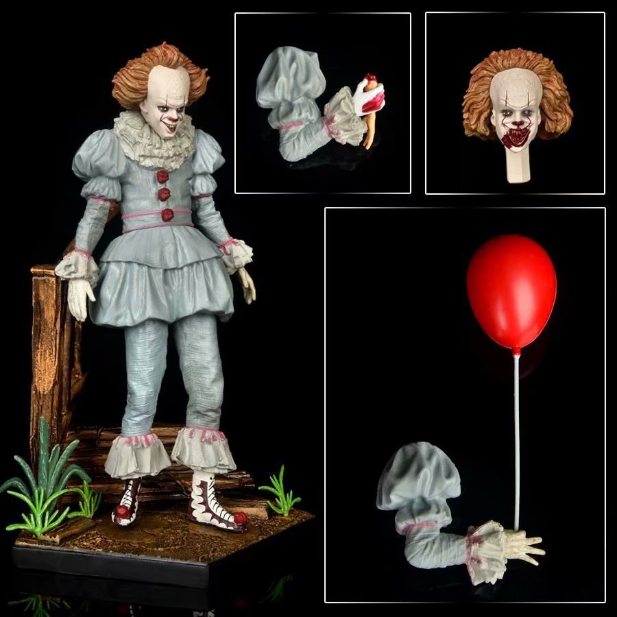 Wise Penny Movie IRON โรงงานบราซิล Clown Return Clown Girl Version Clown รูปตกแต่งรุ่น
