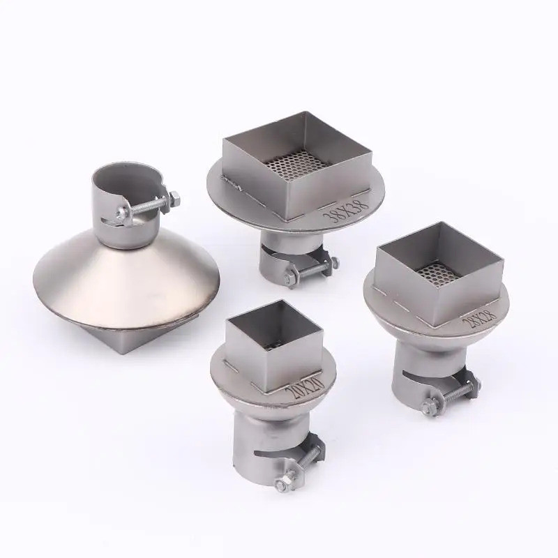1 PC BGA SMD เชื่อมหัวฉีด 850 Hot Air สําหรับ WEP YIHUA 853AAA SAIKE ATTEN 909D 858D สถานีเชื่อมหัวฉ