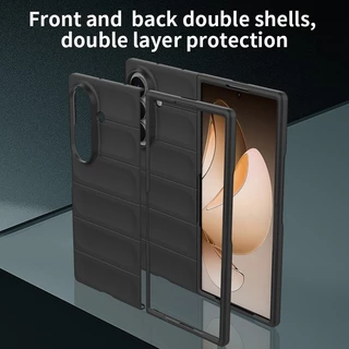 SAMSUNG สําหรับSamsung Galaxy Z Fold3 Fold4 Fold5 Fold6 Fold7 Fold8 Ultraกรณีหรูหราผิวรู้สึกMatte PC Hard Flipฝาครอบโทรศัพท์ปลอกสําหรับSamsung Galaxy Z Fold8 Ultra 7 6 5 4 3 5G