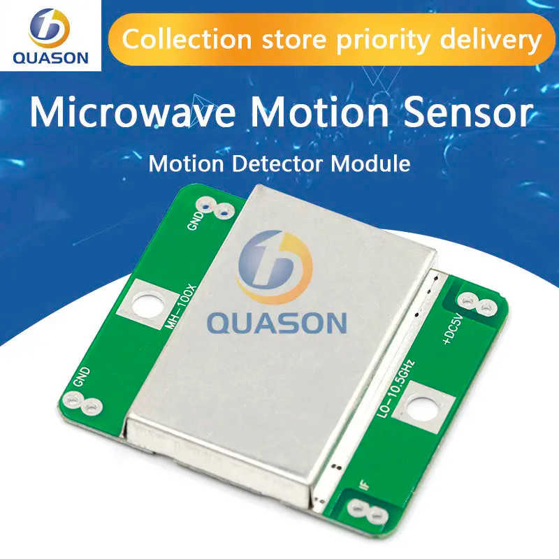 ไมโครเวฟ Doppler Radar โมดูลไร้สาย Motion Sensor HB100, เซ็นเซอร์ตรวจจับความเคลื่อนไหวไมโครเวฟ, เครื