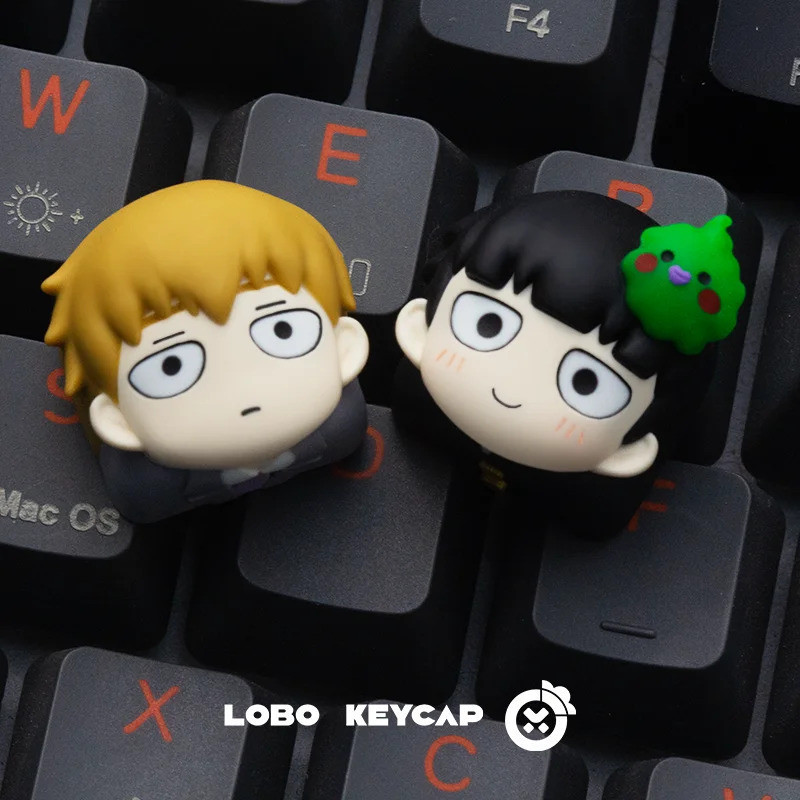 อะนิเมะใหม่อุปกรณ์ต่อพ่วง Theme Keycaps สําหรับคีย์บอร์ด 3d เรซิ่น Cherry R4 โปรไฟล์ Custom เกม Offi