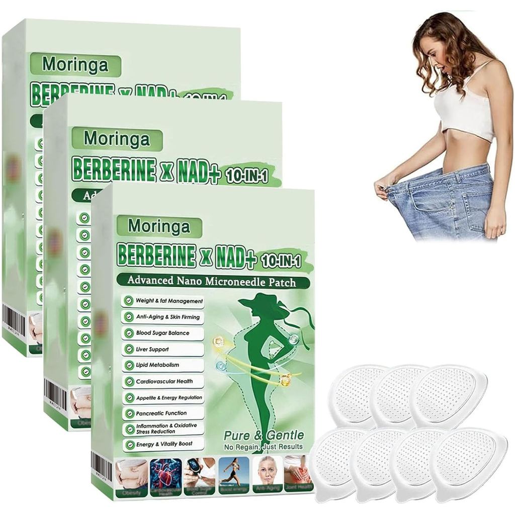 Moringa 10-in-1 Advanced Nano Microneedle Patch, Micro Needle Patch, มะรุมหรูหรา 10-in-1 Micro Needl