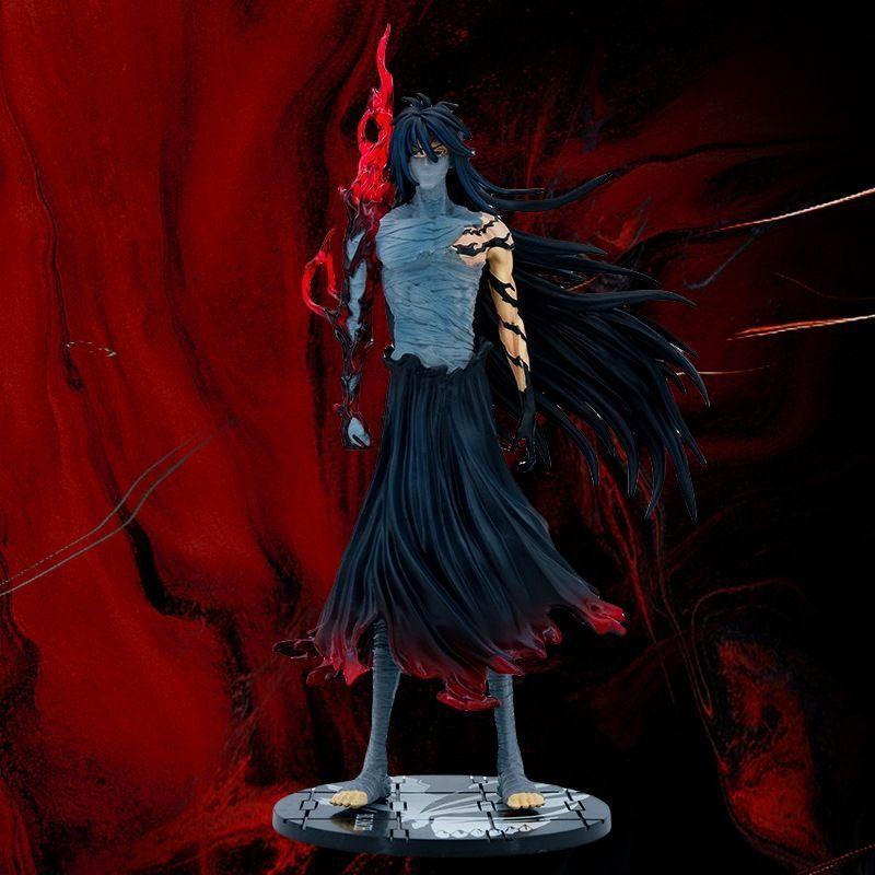 [สินค้าใหม่] Death God รุ่นที่สอง Kurosaki Ichigo Tian Lock Crescent Crescent Crescent อะนิเมะรูปเดส