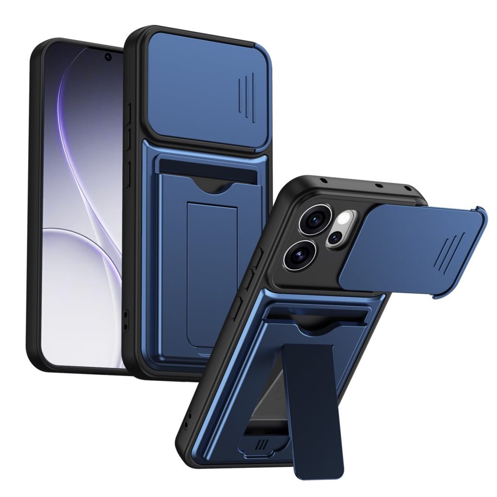 สําหรับ OPPO Reno 14F, Reno 15F, เคสโทรศัพท์ที่ใส่การ์ดใหม่, ฝาครอบป้องกันป้องกันการตก PC คุณภาพสูง
