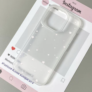 แฟชั่นเต็มหน้าจอดาวน่ารักโปร่งใสเคลือบนุ่ม เคส iPhone 11 13 16 14 12 15 Pro Max 7Plus 15 8 7 14 16 Plus XR XS X Max SE