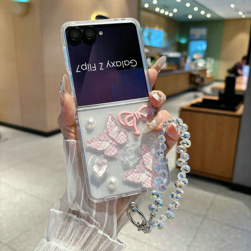 น่ารัก 3D Bow Hard PC เรซิ่น Hard Case สําหรับ OPPO Find N2 Flip N3 Flip Case N2Flip N3Flip Hard Cov