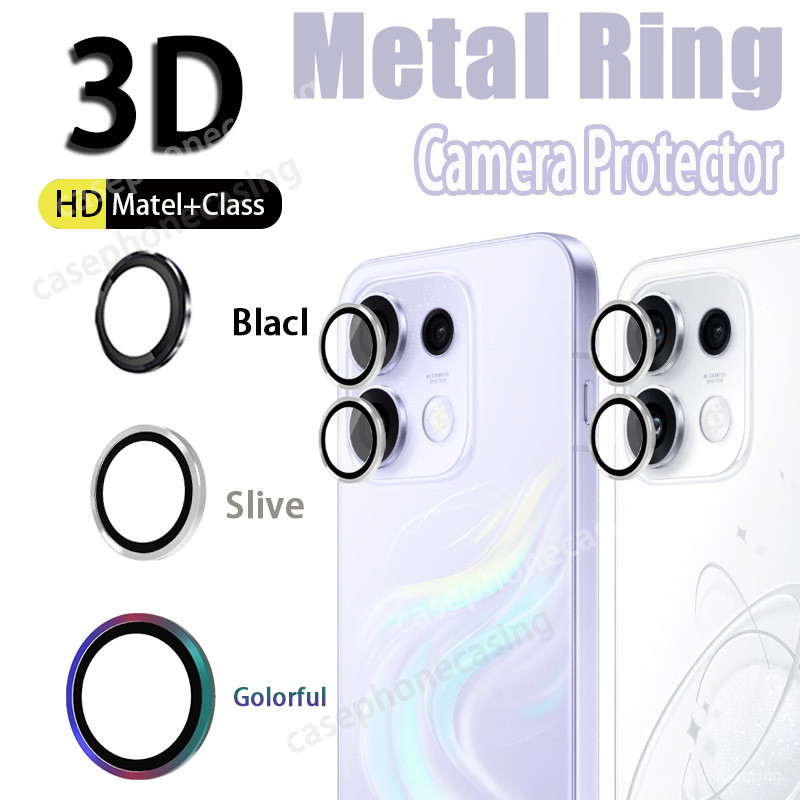 ตัวป้องกันกล้องสําหรับOppo Reno 16 15 Pro 16F 15F Reno16Pro 5G 4G 2026 3Dโค้งกระจกนิรภัยMatelแหวนเลนส์ป้องกันฟิล์ม