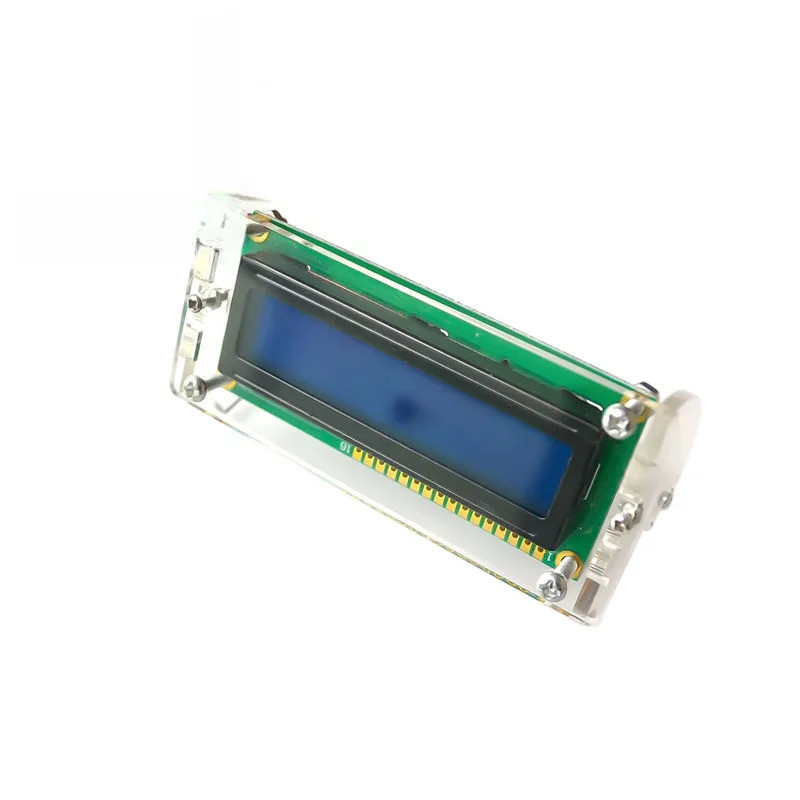 H เปลือกอะคริลิคใสสําหรับ LCD1602 หน้าจอ LCD พร้อมสกรู/ถั่ว LCD1602 ฝาครอบกรณี (ไม่มีพร้อม 1602 LCD)