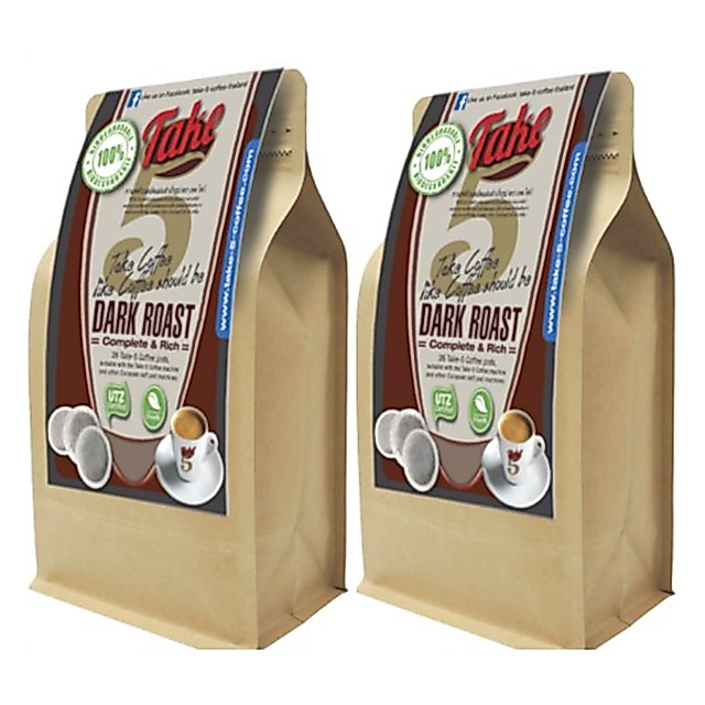Senseo, Dark Roast Coffee, 2 x 36 pods,  Weight 2 x 250 g. - European Coffee the Asian way กาแฟคั่วบดอัดแผ่นสำเร็จรูํป 3
