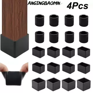 หมวกขาเก้าอี้ ANGINGBAOMN, หมวกเท้าตารางสีดํากลม, ถุงเท้าเท้าลื่นเฟอร์นิเจอร์สแควร์ชั้นป้องกัน