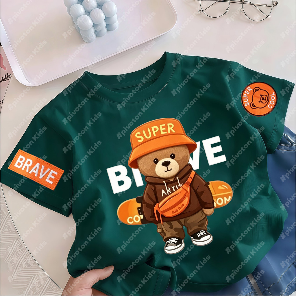 (จัดส่ง24ชม.) เสื้อยืดเด็กผู้ชาย รูปที่ 4