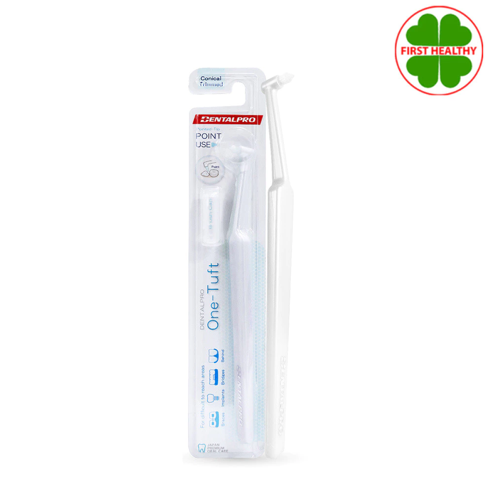 DentalPro One-Tuft เดนทัลโปร " แปรงกระจุก " (1 ชิ้น) คละสี