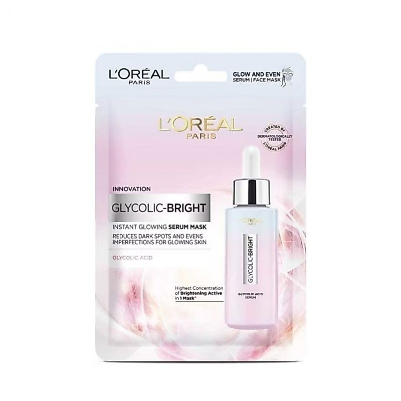 L'Oreal ลอรีอัล ปารีส ครีม เดย์ ไกลโคลิค-ไบรท์ โกลว์อิ้ง เอสพีเอฟ 30 15 มล.