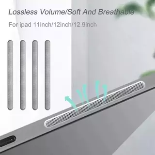 สติ๊กเกอร์โลหะกันฝุ่นลำโพง สำหรับ iPad Pro 2021 2020 2018 Air 4 3 / For Ipad 9th 8th Mini 6 5 gen10 gen11 1ชุด 2ชิ้น