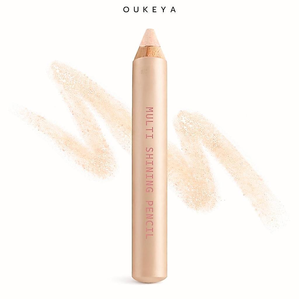 OUKEYA MULTI SHINING PENCIL ดินสออายแชโดว์มัลติ ใช้ได้ทั้งถุงใต้ตาและไฮไลต์ สีชัด แถมกบเหลาดินสอ