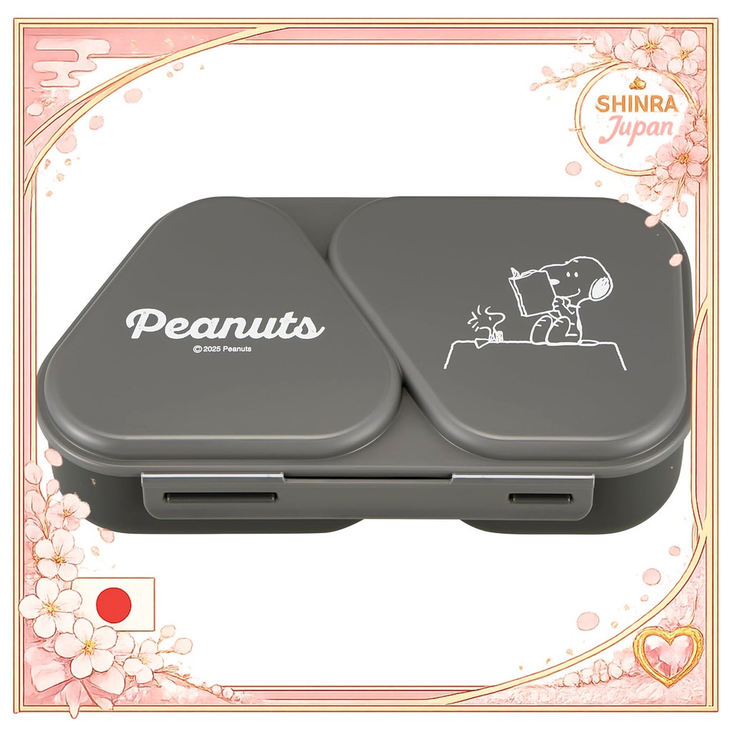 《Direct From Japan》  OSK Onigiri Lunch Case Snoopy Black LS-15 Black 465ml  From Japan to Thailand 《