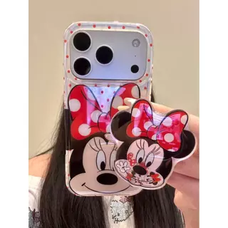 เมาส์ลายจุดเหมาะสําหรับเคสโทรศัพท์มือถือ iPhone17, Apple 16promax ใหม่ 15pro ผู้หญิง 13 เคสป้องกัน 14 17promax 16pro 14promax 15promax