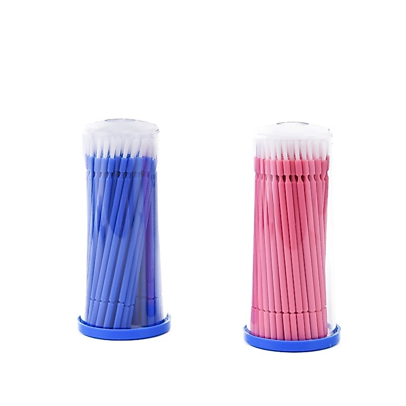 แปรงไมโครแบบใช้แล้วทิ้ง Applicator Stick Oral Brush แปรง Applicator หัวเดียวแบบใช้แล้วทิ้ง แปรงฆ่าเชื้อ วัสดุทันตกรรม