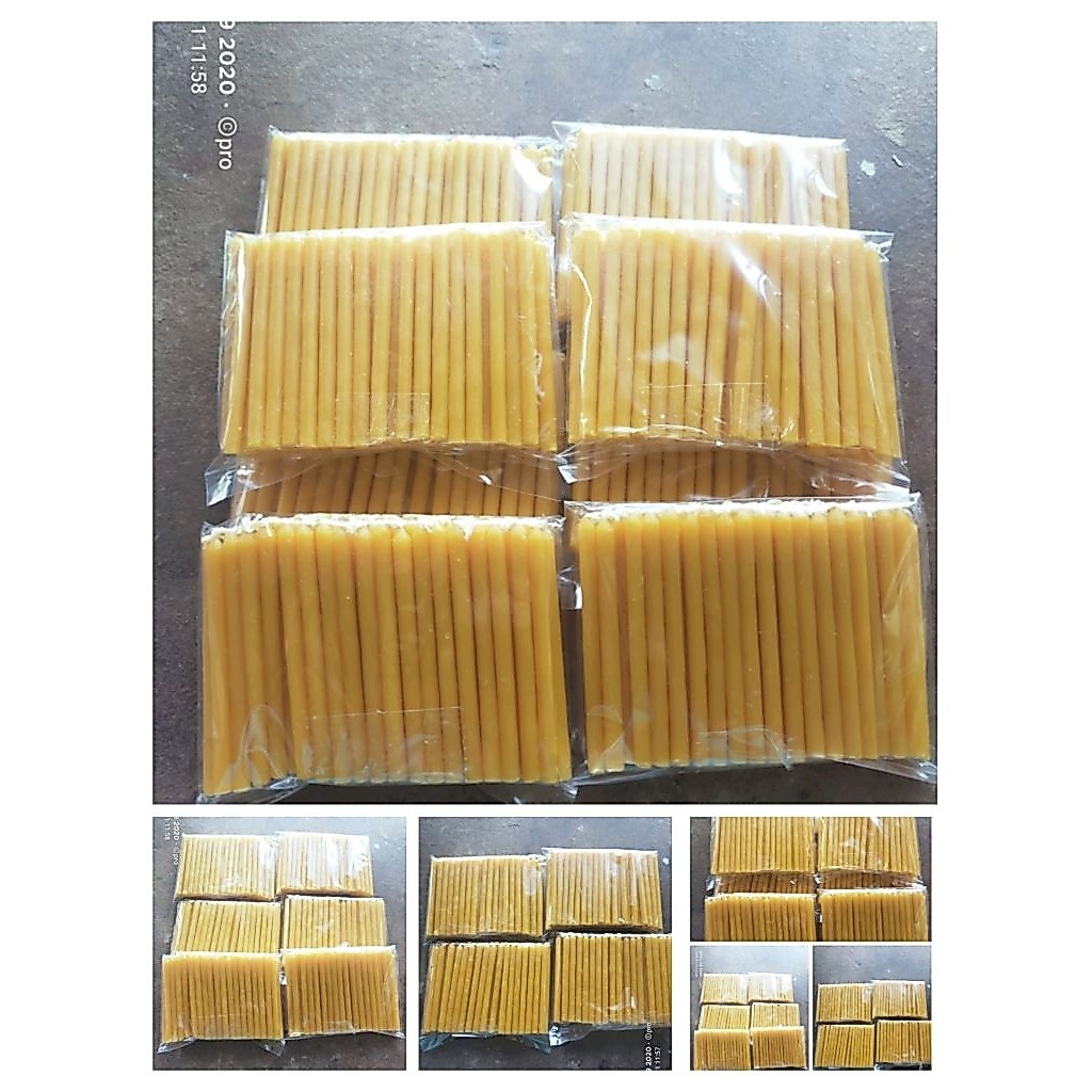เทียนจิ๋วทำดอกไม้จันทน์แพ็คละ 50 กรัมจำนวน 50-55 เล่ม