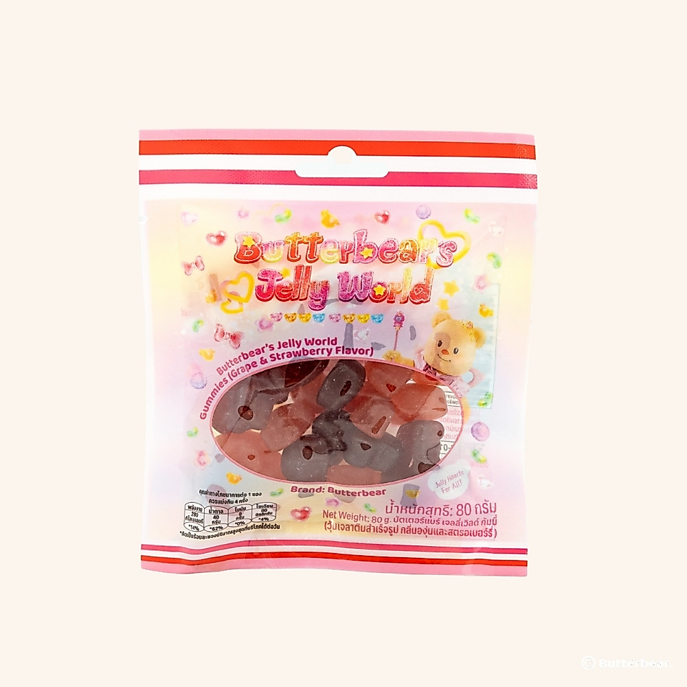 บัตเตอร์แบร์ เจลลี่เวิลด์ กัมมี่ (Butterbear’s Jelly World Gummies)