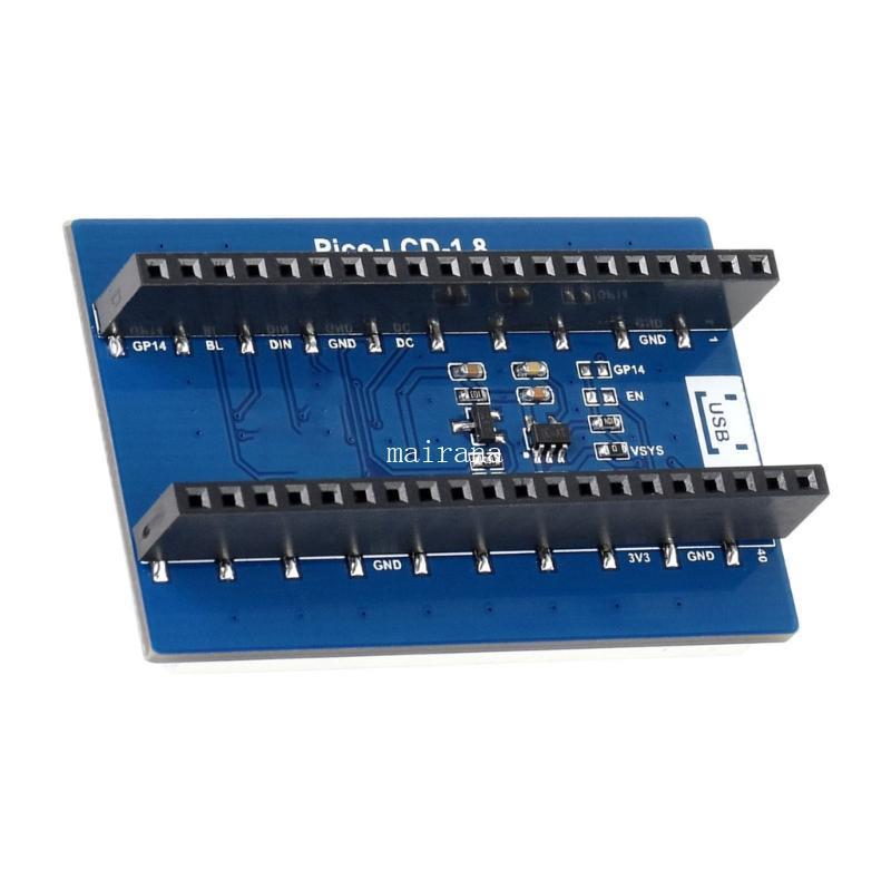 MAI บอร์ด LCD หน้าจอสี 8in 65K 1 ความละเอียด 160x128 และไดรเวอร์ ST7735S