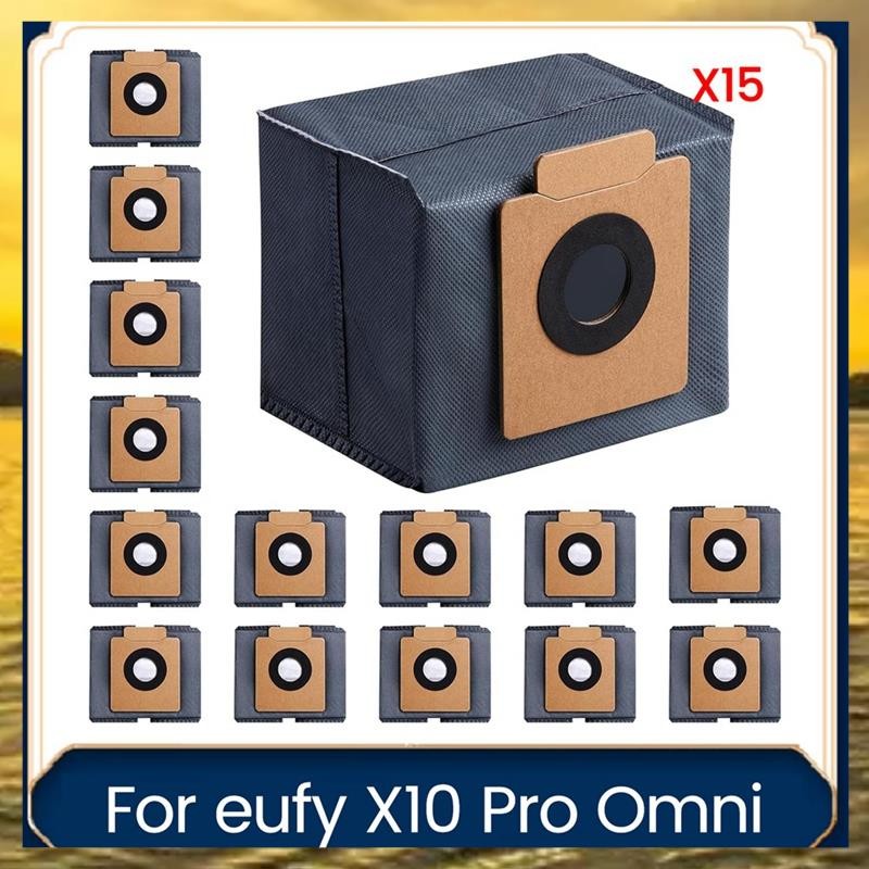 (PTL)ถุงเก็บฝุ่นสําหรับถุงสูญญากาศ Eufy X10 Pro Omni และชิ้นส่วนเครื่องดูดฝุ่นรุ่น X8 Pro