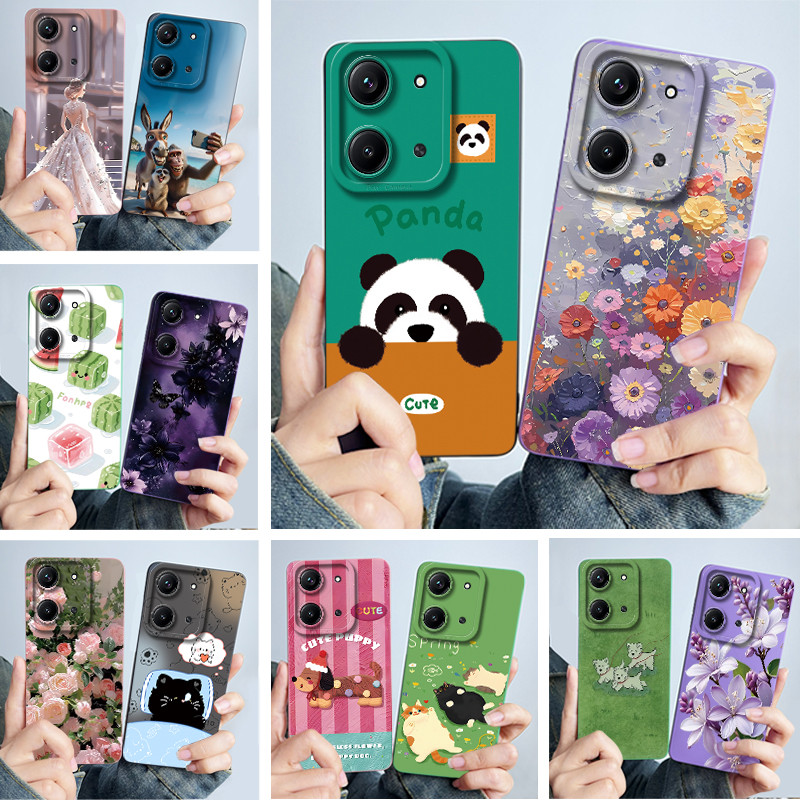 สําหรับXiaomi Redmi 15C 4Gน่ารักPandaสาวหวานแมวซิลิโคนนุ่มปกหลังสําหรับRedmi15C Poco C85 POCOC85 C 85 กันชนป้องกันปลอกเชลล์