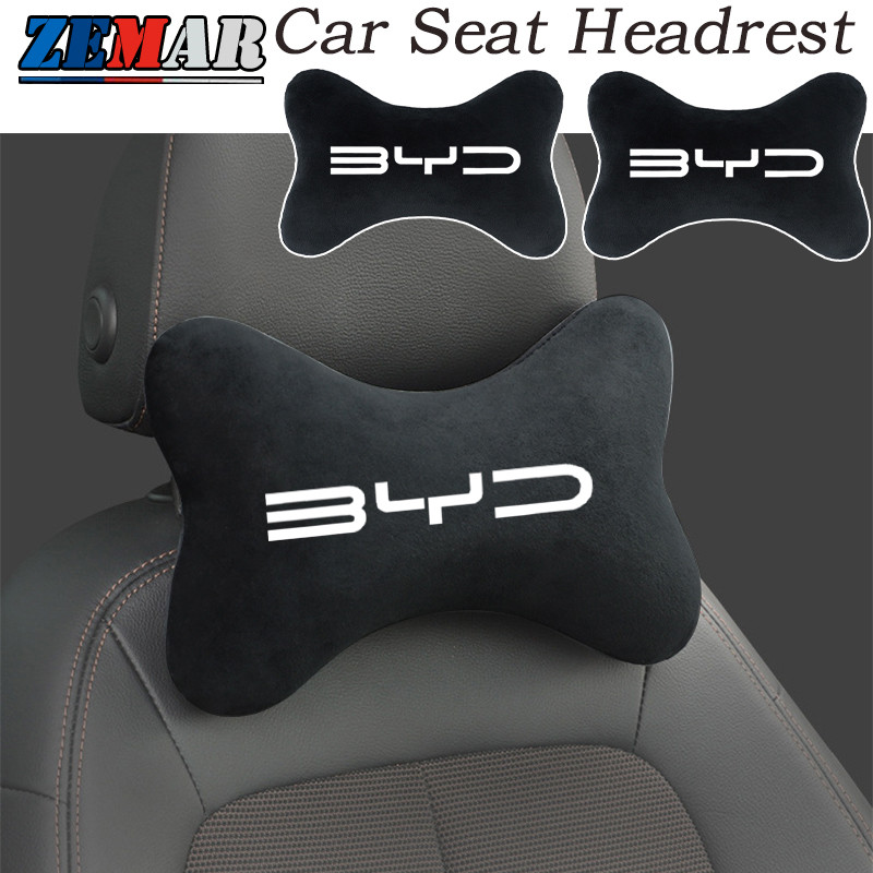 1/2 ชิ้น BYD พนักพิงศีรษะที่นั่งรถ สากล หมอนคอหัวรถยนต์ หมอนความปลอดภัยที่นั่ง หมอนหัวหมอนรถยนต์ BYD Dolphin Atto 3 Sealion 6 Sealion 7 M6 Seal U Han EV