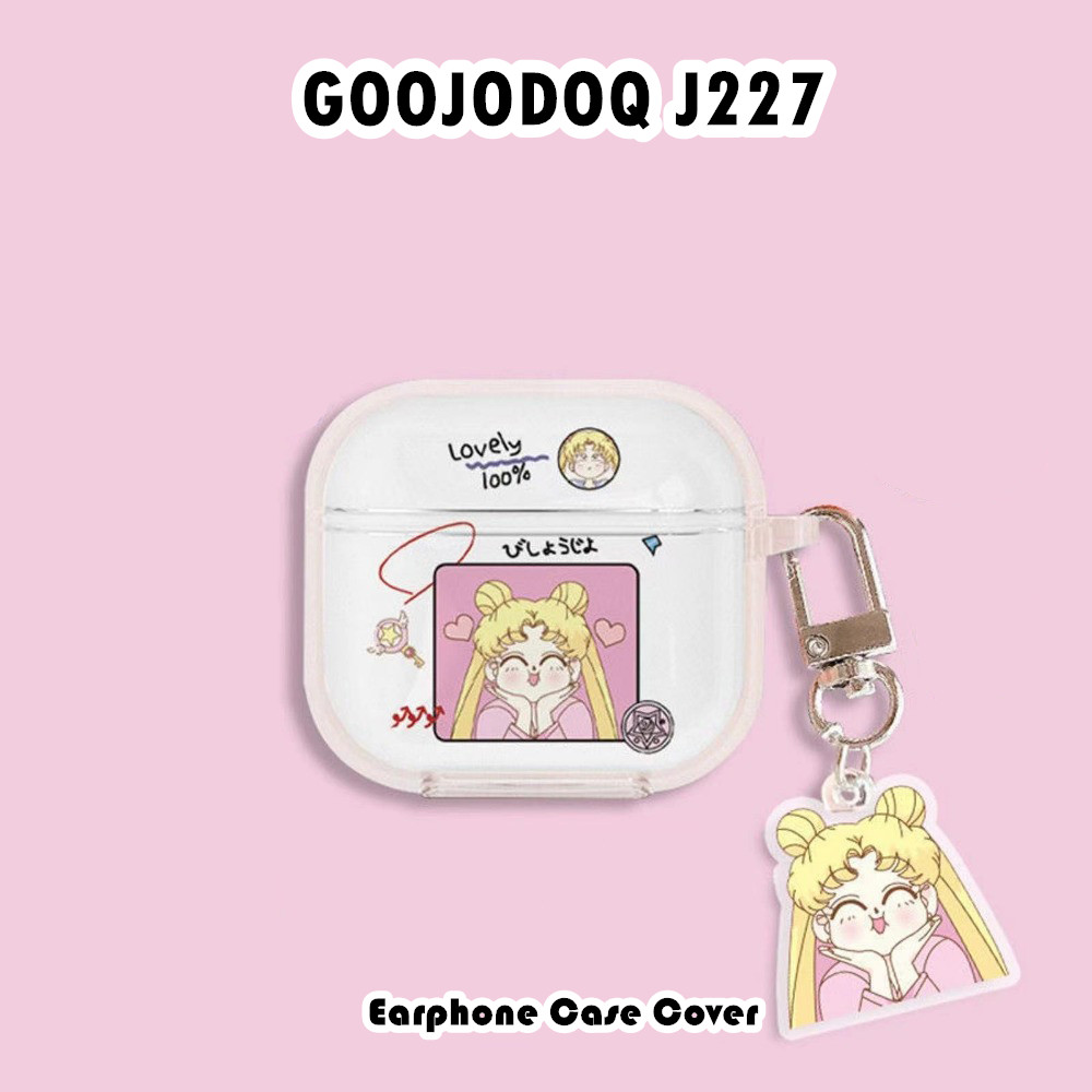 ขายร้อนสําหรับ GOOJODOQ J227 กรณีปลอกซิลิโคนอ่อนนุ่มหวานน่ารักการ์ตูนหูฟังกรณีฝาครอบ