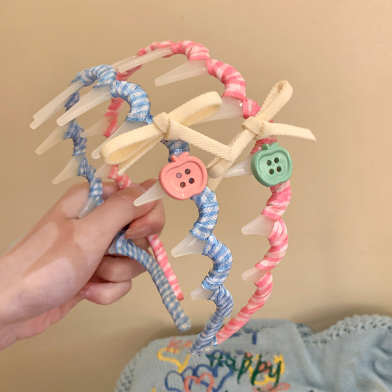 ตัวปักโบว์ผมลายดอกไม้สดใสสไตล์เกาหลีสำหรับเด็กหญิงและนักเรียน - รูปที่ 3