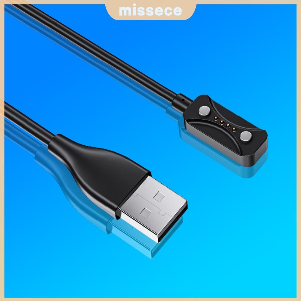 1m สายชาร์จ USB แม่เหล็กสายชาร์จ 2Pin Smartwatch Dock อะแดปเตอร์ชาร์จเปลี่ยน 5V 1A สําหรับ Polar Pac