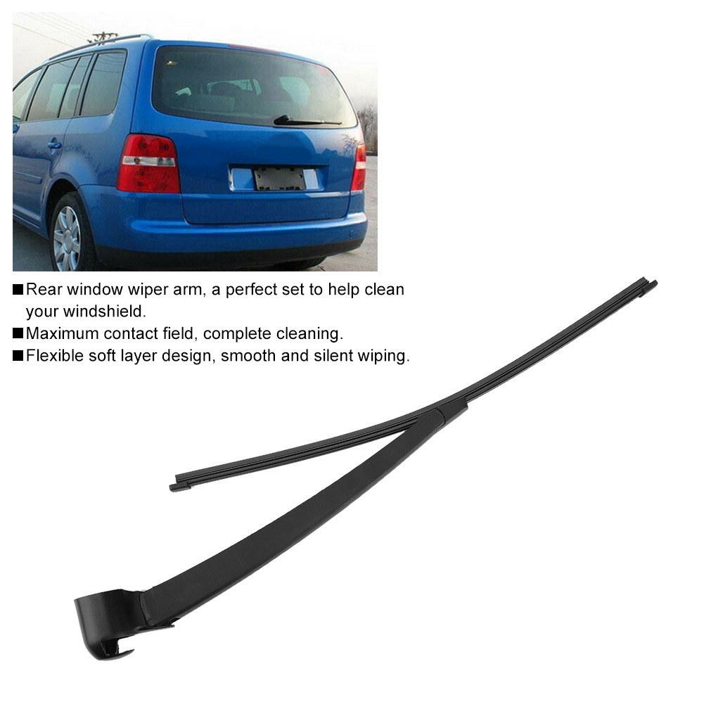 รถกระจกรถยนต์ด้านหลัง Wiper Arm ชุด Fit สําหรับ Touran 1T1 1T2 2003-2010
