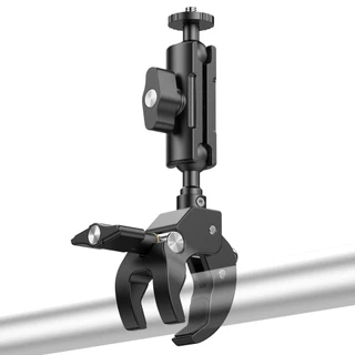 Ulanzi R105 Bicycle Mount Clamp แคลมป์ติดกล้องโกโปร กล้องแอคชั่น รับน้ำหนัก 1kg หัวบอลคู่ ถ่าย Pov