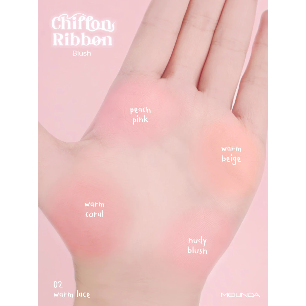 Meilinda Chiffon Ribbon Blush MC5102 thumbnail 4