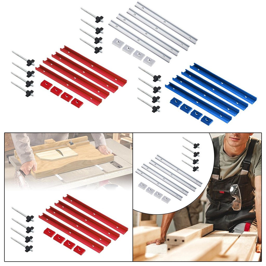 [Whgirld8] T Track Knob Set for Portable T Slot Miter Track Jig in Woodworking Projects