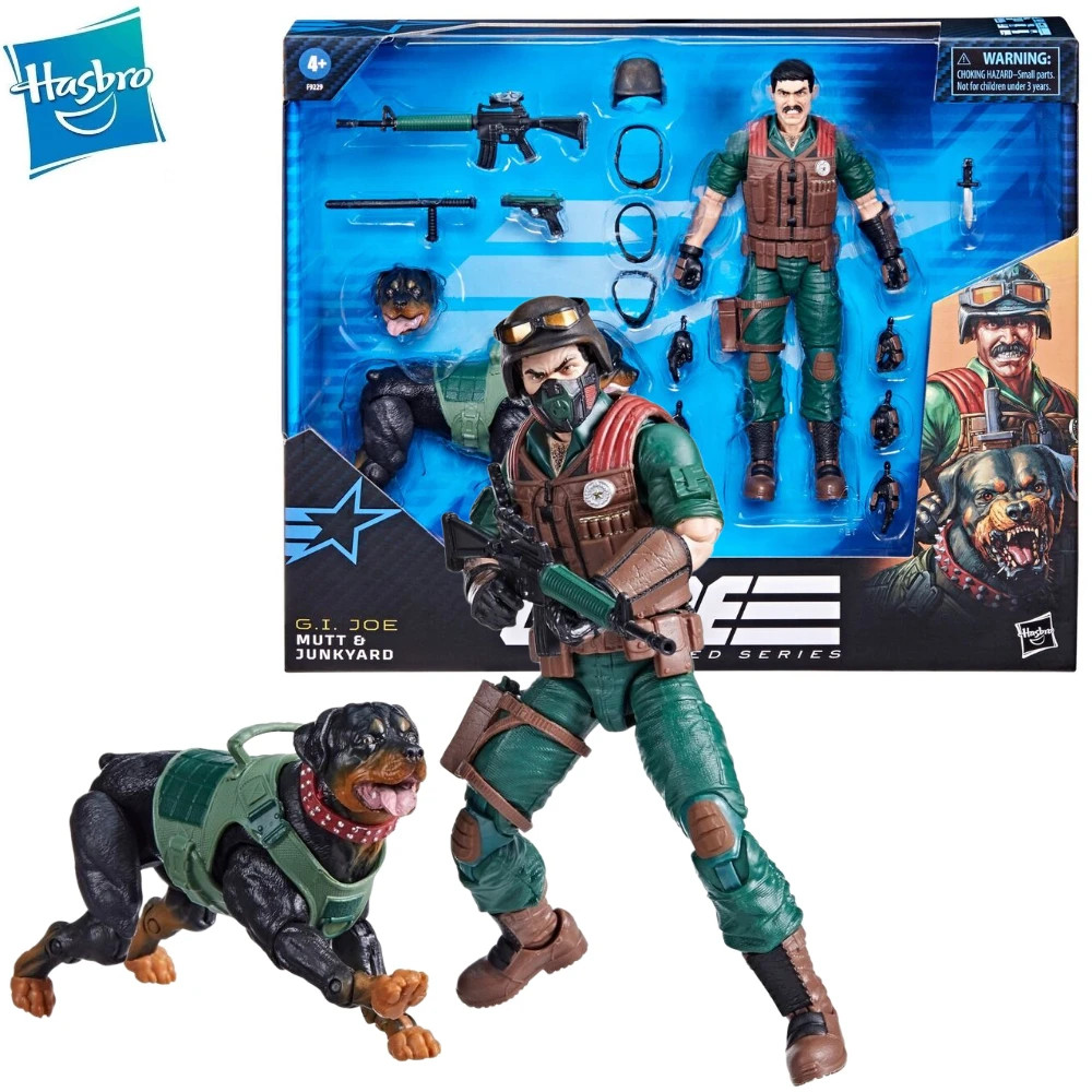 ฮาสโบร จี.ไอ. Joe GI Joe Classified Series 6" 113 Mutt & Junkyard Action Figure ของเล่นคอลเลกชันงานอ