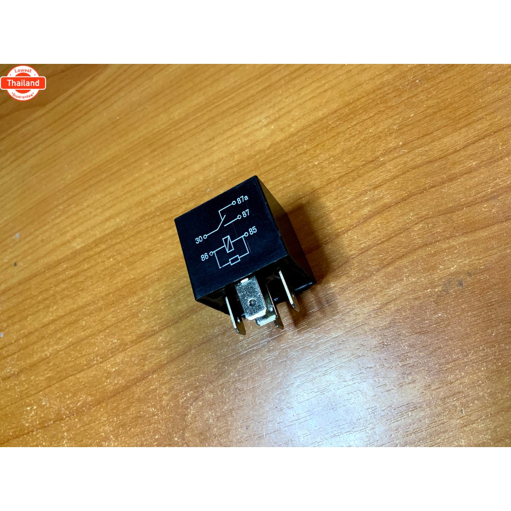 รีเลย์ ไฟหน้า 12V 5ขา สำหรั TFR 97  และ Isuzu D-Max - รีเลย์ 2หน้า 40A 1.8w