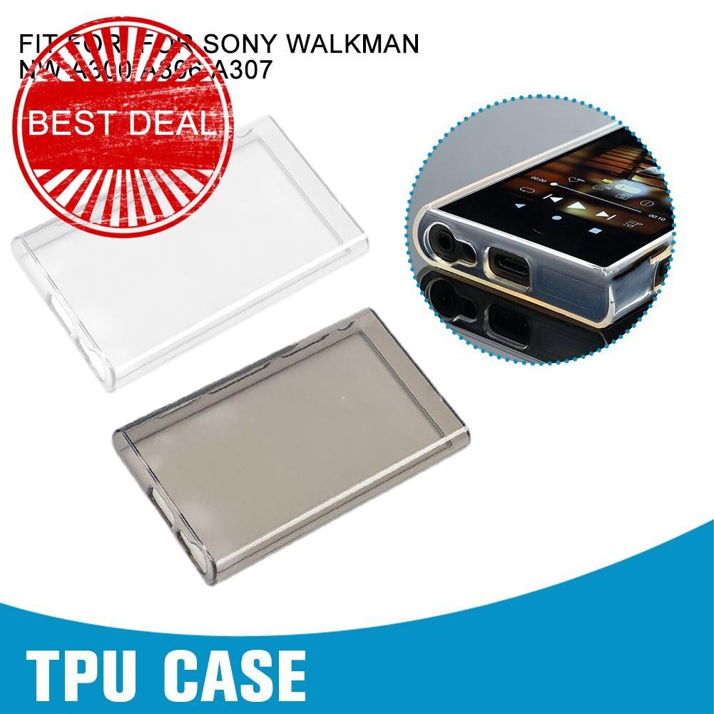Soft Clear Tpu เปลือกป้องกันสําหรับ Sony Walkman Nw-a300 Series Nw-a306 Nw-a307 V8t4