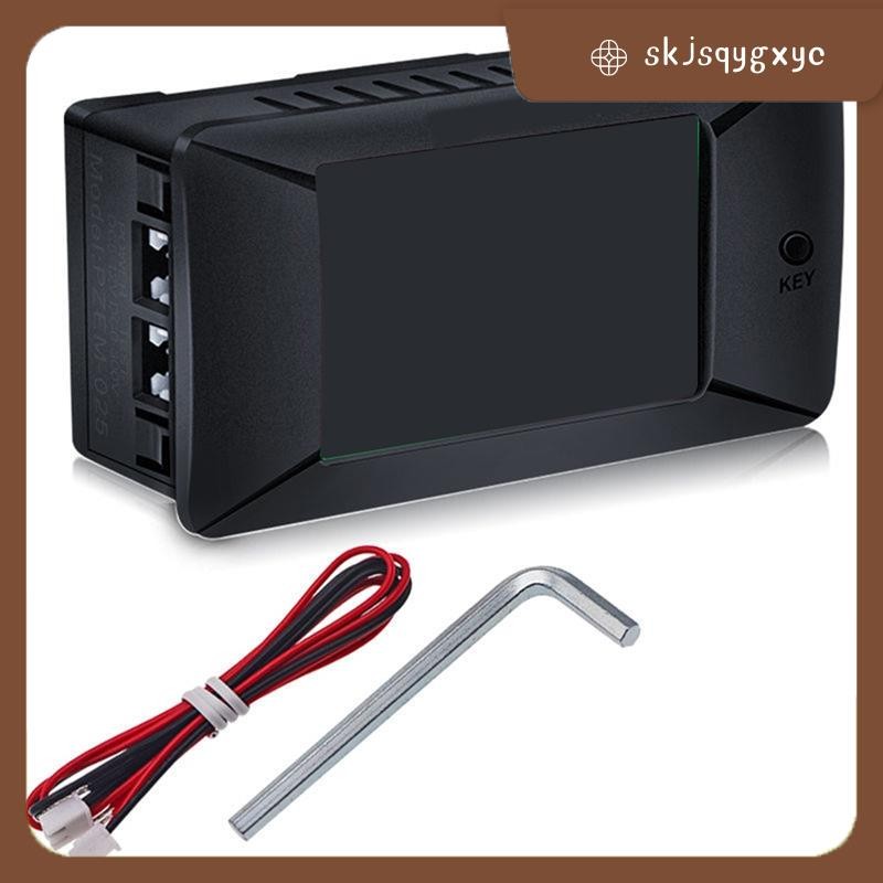 skjsqygxycDC5-12V 100A Shunt Bulit-inDC Digital Battery Tester Two-Way Ammeter Voltmeter Power Energ