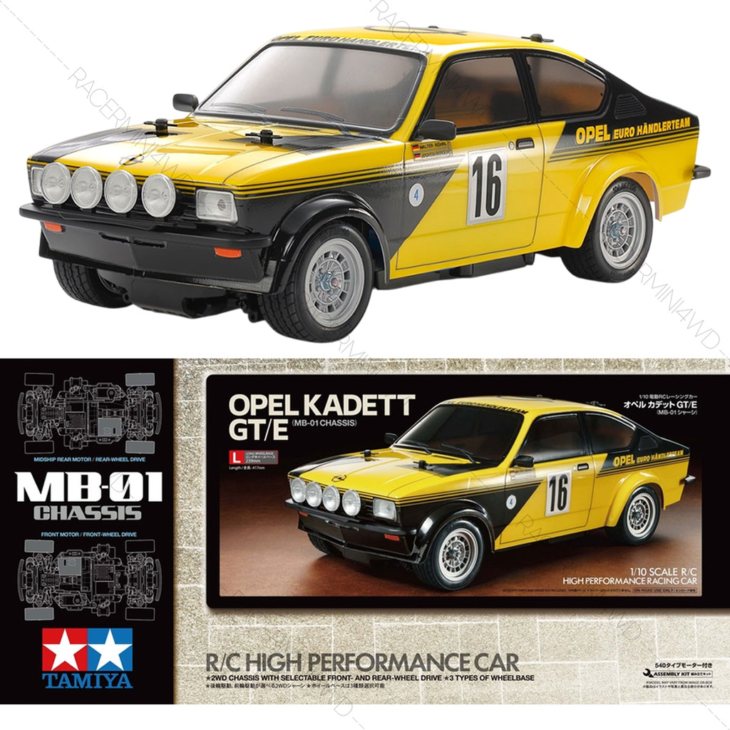 TAMIYA 58729 1/10 R/C Kit MR Opel Kadett GT/E (MB-01L Chassis)