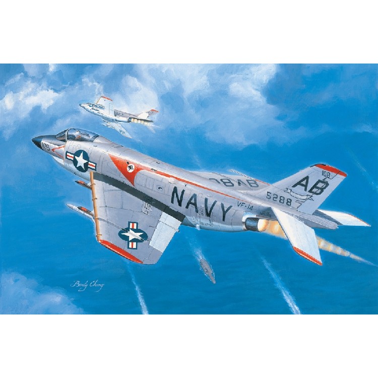 HOBBYBOSS Trumpeter Sticky รุ่น 1/48 American F3H-2M Demon Carrier Fighter 80365