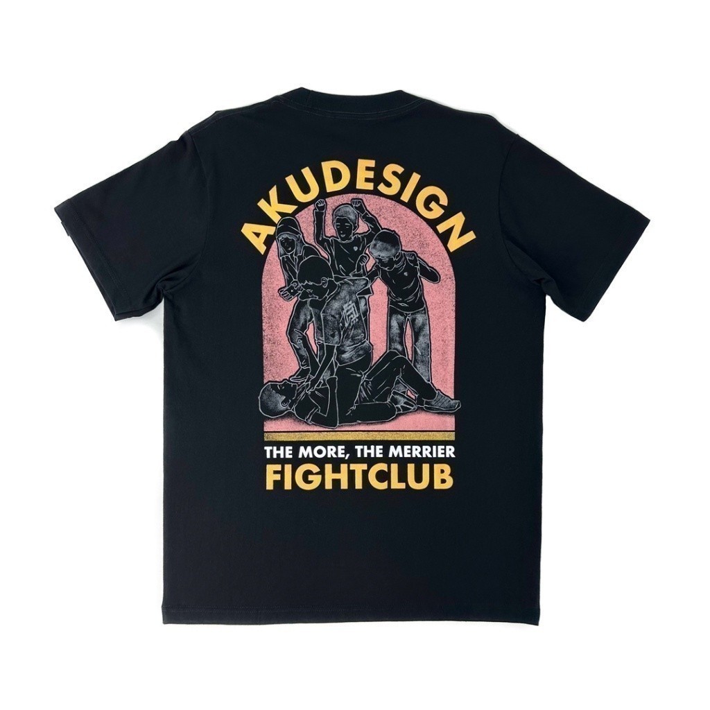 AKUDESIGN แฟชั่น 2025 เสื้อยืด Fightclub